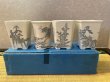 Photo2: No.MI0203  Bunzan premium bonsai pot set, 4pcs (2)