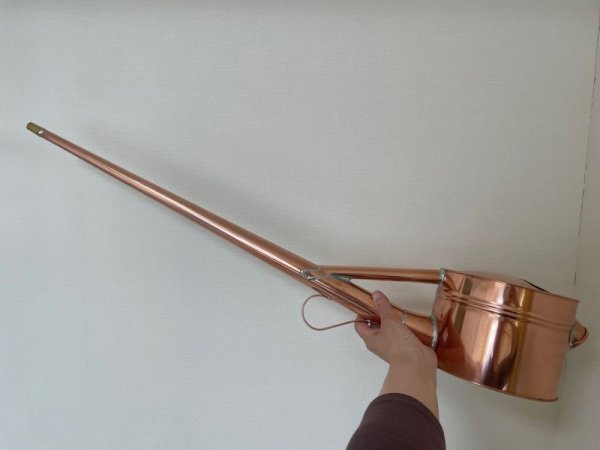 Photo3: No.NE0003  Watering Can, made of Copper 3L* (3)
