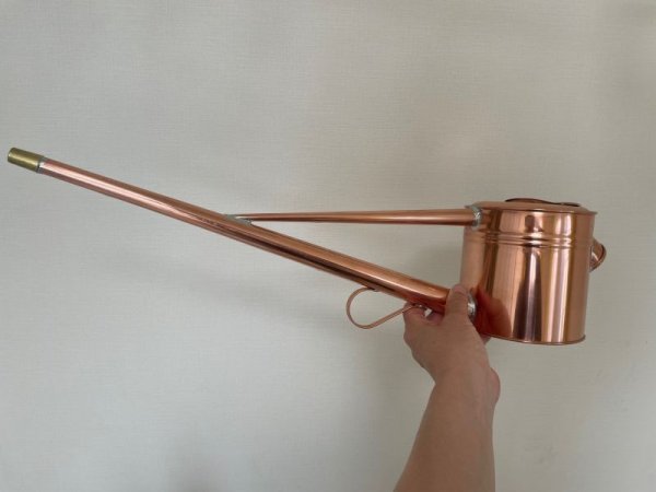 Photo3: No.NE0002 Watering Can, made of Copper  2L* (No.1002) (3)