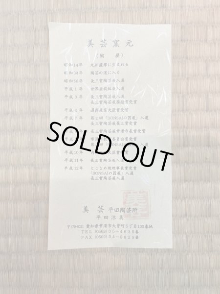 Photo7: No.HR3557  Bigei Special Pot with wooden box (7)