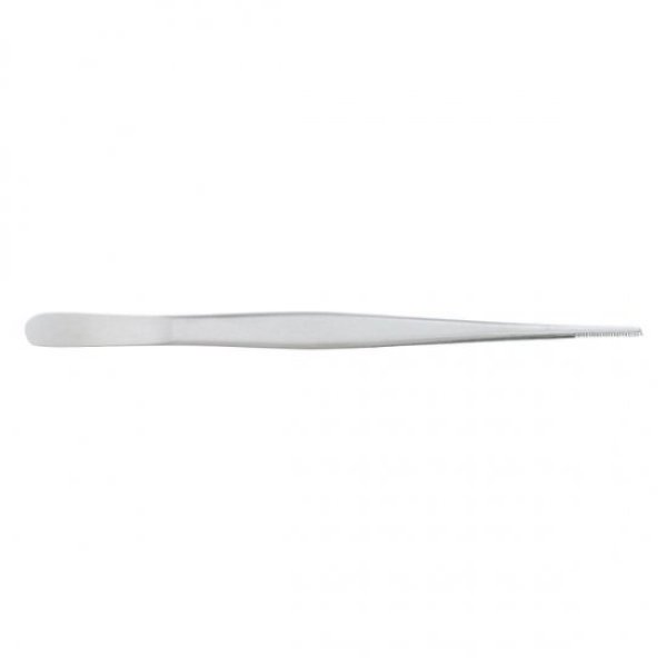 Photo1: No.3311  Professional stainless steel tweezers S [30g/165mm] (1)