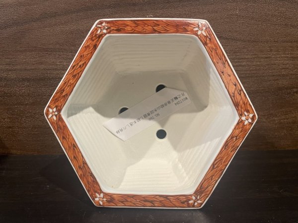 Photo12: No.MH4827 Tsukinowa shousen bonsai pot (12)