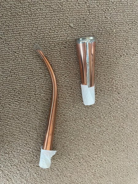 Photo6: No.NE0001  Watering Can mini, made of Copper * (No.1001) (6)