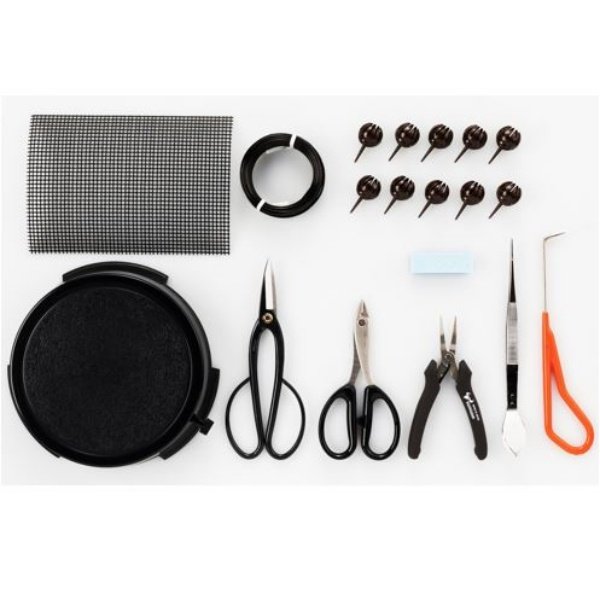 Photo1: No.4102  Bonsai tool set for beginners 10pcs. V29 (1)