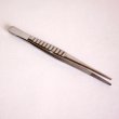 Photo1: No.3501  Stainless steel tweezers narrow type (1)