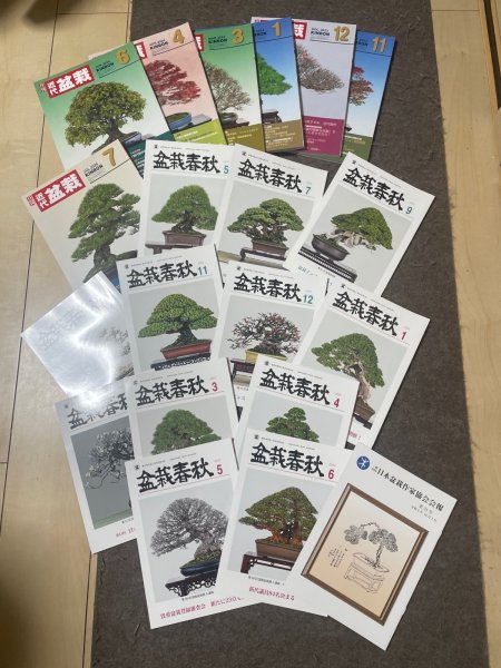 Photo1: No.TB1105  Kinbon, Bonsai shunjyu back issue 20copies (1)