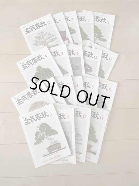 Photo1: No.TB0106  Bonsai shunjyu back issue 20copies (1)