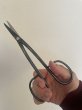 Photo4: No.0353  Custom made Trimming shears middle handle (Made to order)* [80g/180mm] (4)