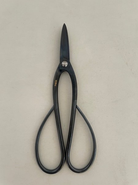 Photo3: No.0352  Custom made Trimming shears long handle (Made to order)* [120g/190mm] (3)