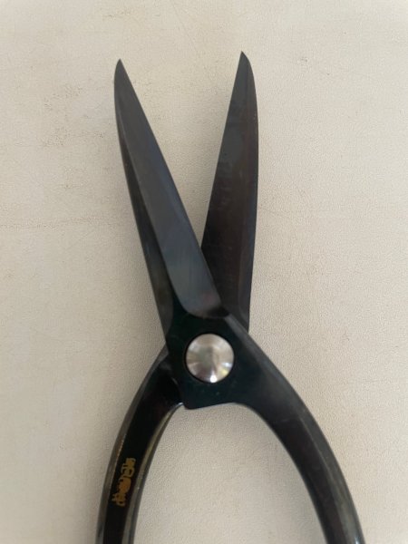 Photo5: No.0352  Custom made Trimming shears long handle (Made to order)* [120g/190mm] (5)