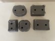 Photo4: No.12A-5A  Bonsai pot set, 5pcs (4)