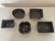 Photo3: No.12A-5A  Bonsai pot set, 5pcs (3)
