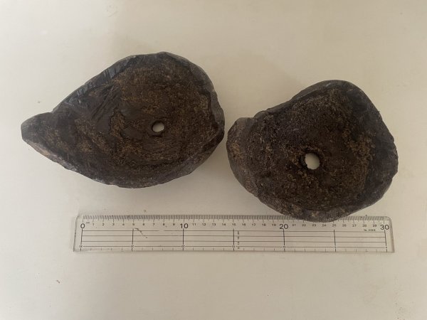 Photo2: No.TB0802  Bonsai pot 2pcs set (2)
