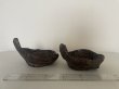 Photo1: No.TB0802  Bonsai pot 2pcs set (1)