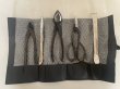 Photo1: No.TB0803  Bonsai tool set with roll up case (1)