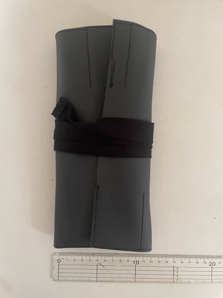 Photo3: No.TB0803  Bonsai tool set with roll up case (3)