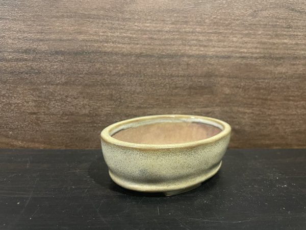 Photo3: No.MH4884  Heian Kozan 1st, Hakuyu oval, cream (3)