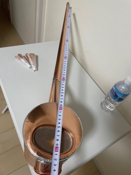 Photo3: No.NE0005  Watering Can, made of Copper Little John* (3)