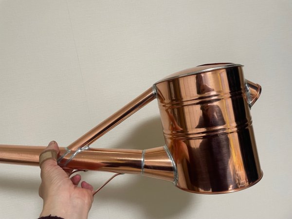 Photo4: No.NE0005  Watering Can, made of Copper Little John* (4)