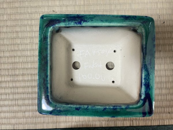 Photo2: No.FA4504  Bonsai pots by Shigeru Fukuda (2)