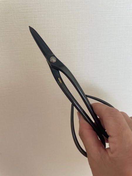 Photo4: No.0302  Custom made Trimming shears (Made to order)* [110g/185mm] (4)