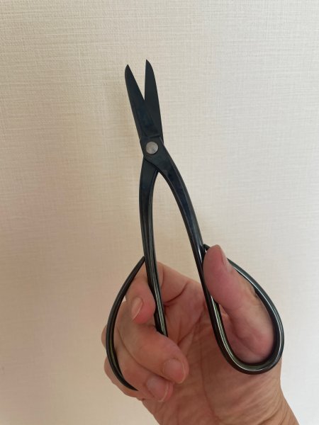Photo5: No.0302  Custom made Trimming shears (Made to order)* [110g/185mm] (5)