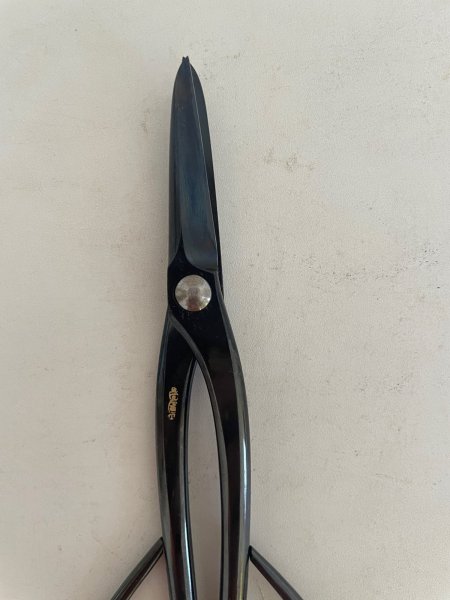Photo6: No.0302  Custom made Trimming shears (Made to order)* [110g/185mm] (6)