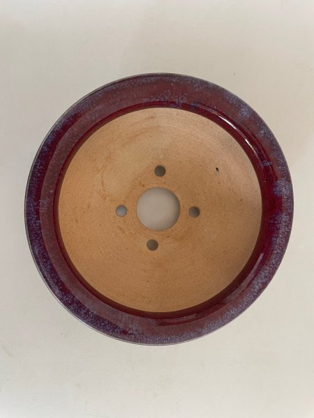 Photo2: No.FA5601  Bonsai pot by Shigeru Fukuda (2)