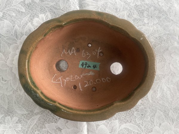 Photo2: No.MA6304  Gyozan pot (used) handmade (2)