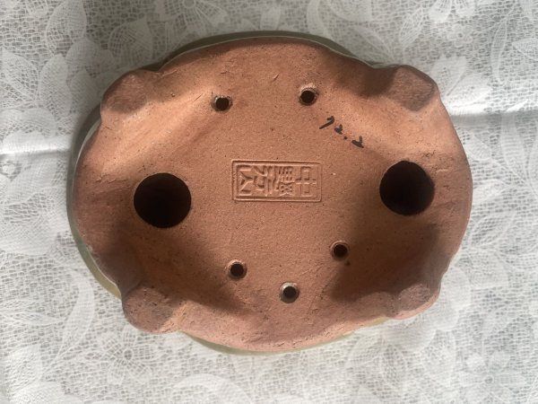 Photo3: No.MA6304  Gyozan pot (used) handmade (3)