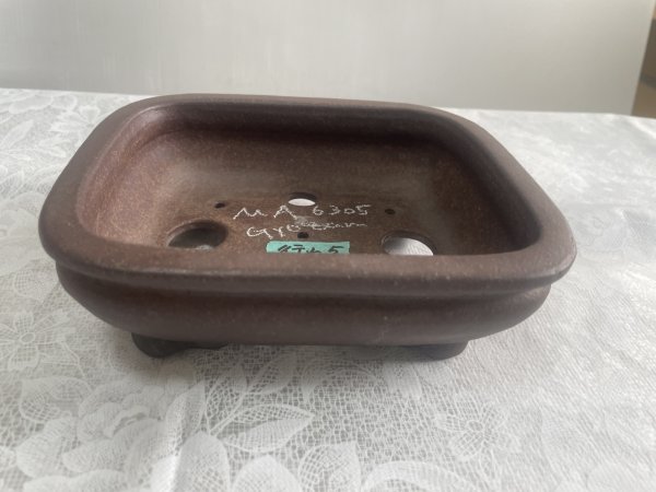 Photo1: No.MA6305  Gyozan pot (used) handmade (1)