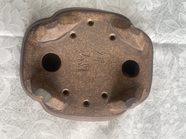 Photo3: No.MA6306  Gyozan pot (used) handmade (3)