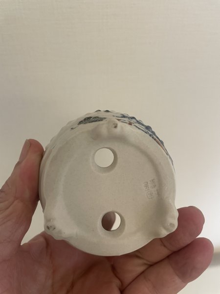 Photo1: No.TB0602  Mame bonsai pot (1)